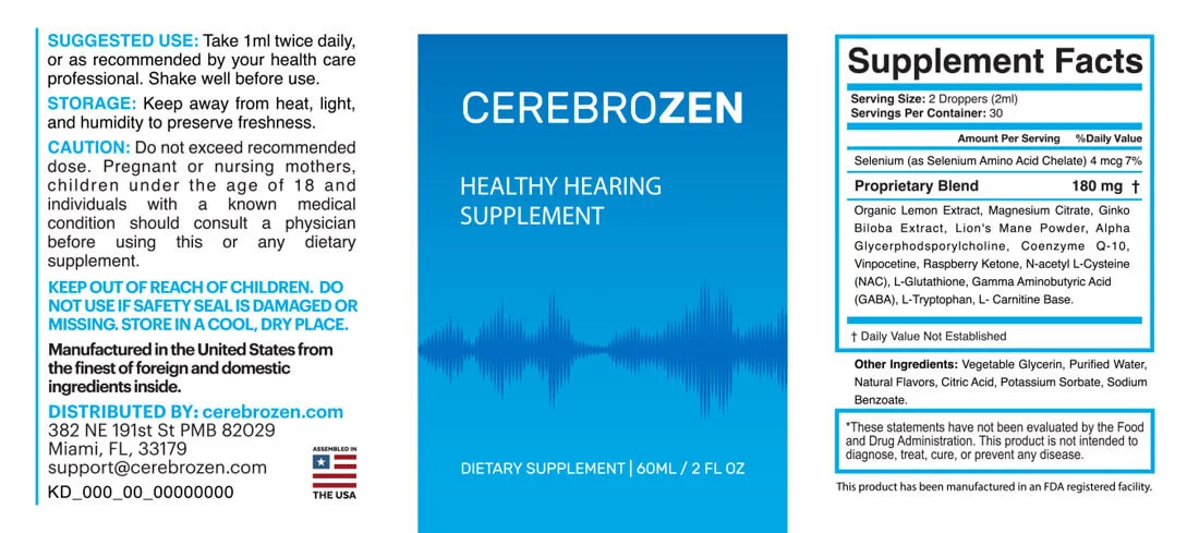 CerebroZen Official Website USA